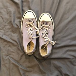 Lavender converse.
